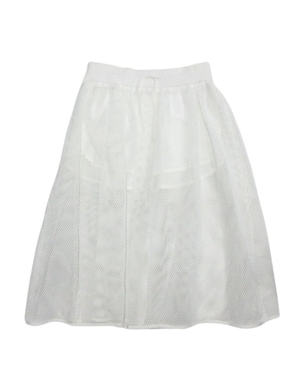 Dior Shorts Docking Mesh Long Skirt Waist Logo White